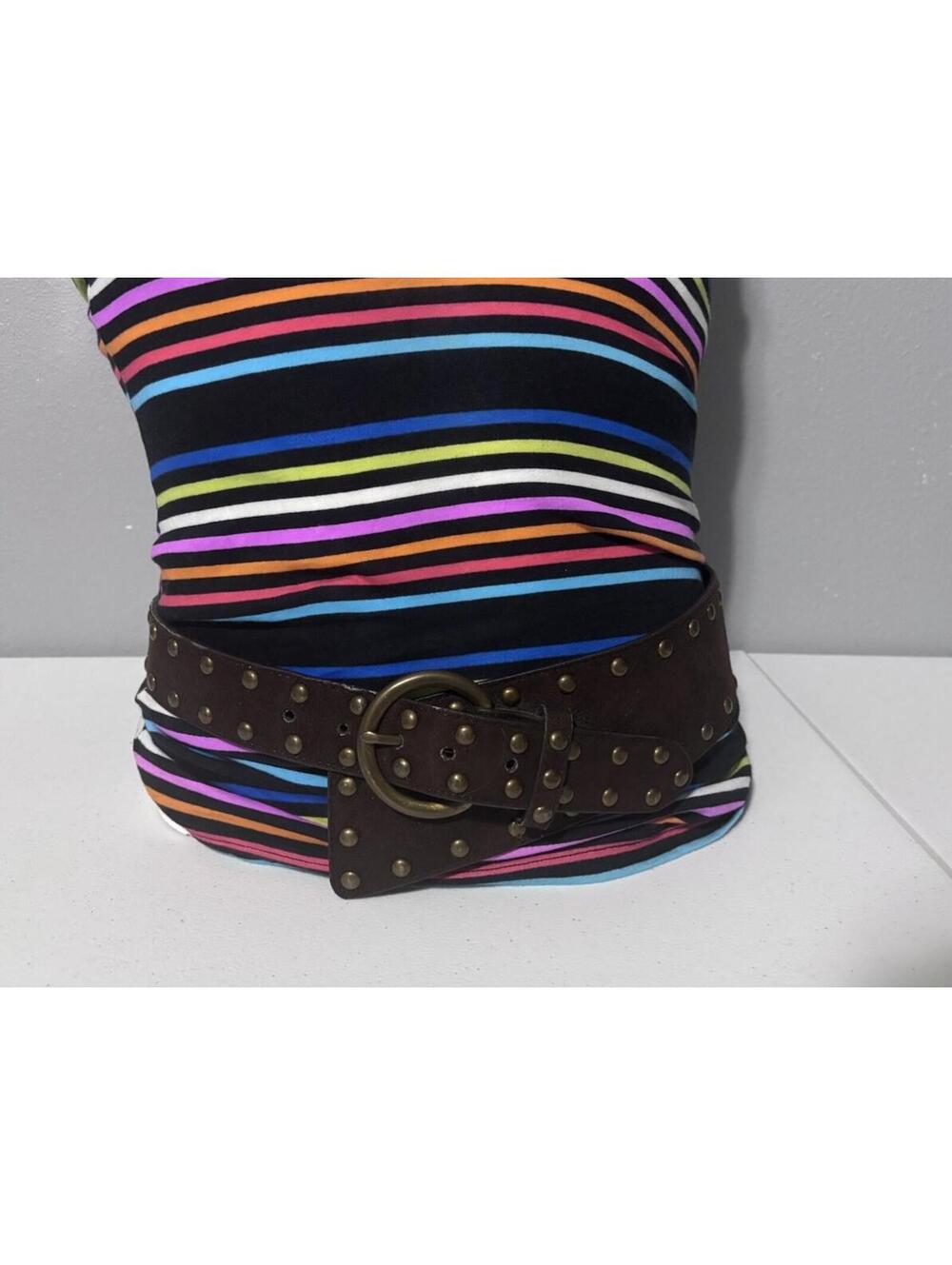 No Boundaries Y2K Brown Belt Small Medium